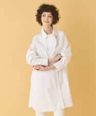 REBAA66280 HIROKO BIS(ヒロコ ビス) ボウネックチュニックシャツ /洗濯機で洗える ホワイト