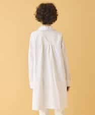 REBAA66280 HIROKO BIS(ヒロコ ビス) ボウネックチュニックシャツ /洗濯機で洗える ホワイト