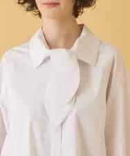 REBAA66280 HIROKO BIS(ヒロコ ビス) ボウネックチュニックシャツ /洗濯機で洗える ホワイト