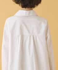 REBAA66280 HIROKO BIS(ヒロコ ビス) ボウネックチュニックシャツ /洗濯機で洗える ホワイト