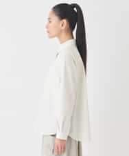 REBDD70230 HIROKO BIS(ヒロコ ビス) タックデザインタイプライターシャツ /洗濯機で洗える ホワイト