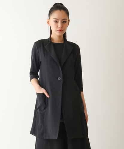 REBIB60270 HIROKO BIS 【数量限定予約商品/接触冷感/UVカット/吸汗速乾】サイドメッシュデザインジレ /洗濯機で洗える
