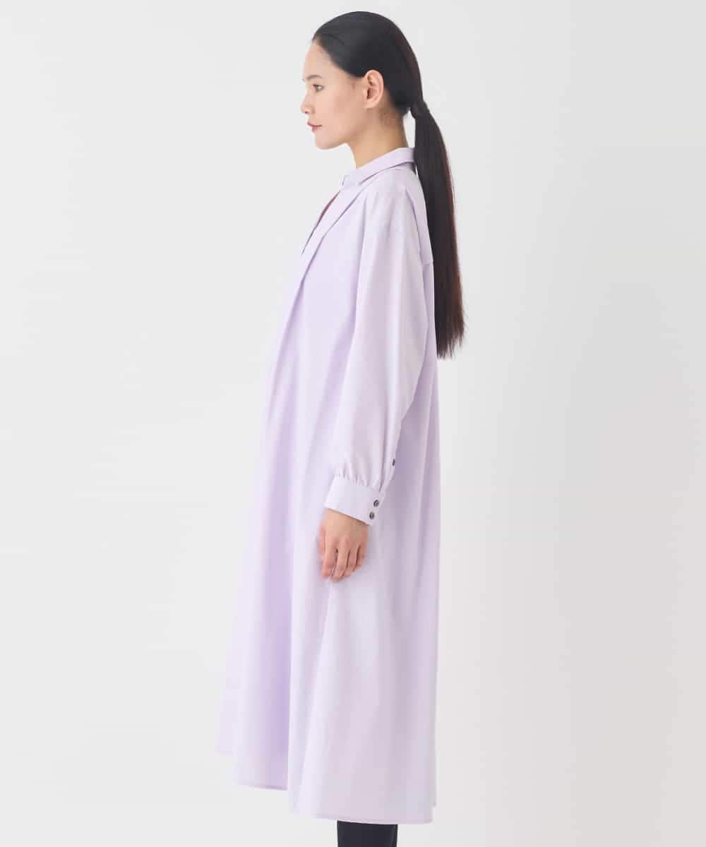 REEDD71290 HIROKO BIS(ヒロコ ビス) タイプライターシャツワンピース ラベンダー