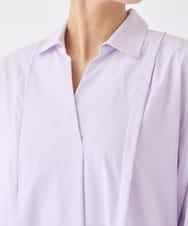 REEDD71290 HIROKO BIS(ヒロコ ビス) タイプライターシャツワンピース ラベンダー