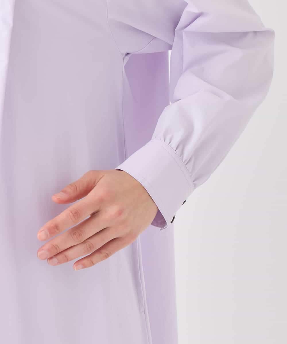 REEDD71290 HIROKO BIS(ヒロコ ビス) タイプライターシャツワンピース ラベンダー