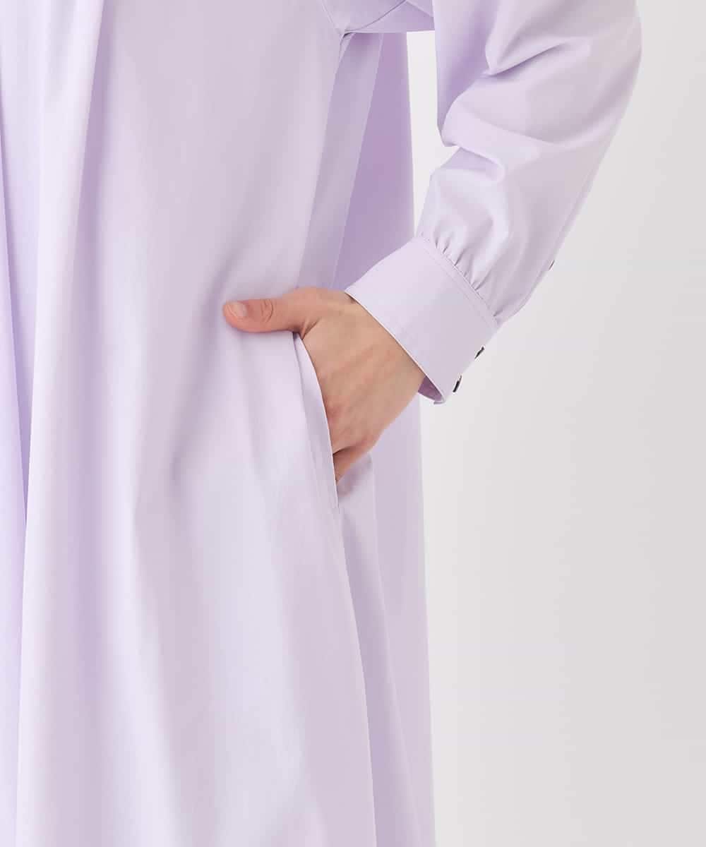 REEDD71290 HIROKO BIS(ヒロコ ビス) タイプライターシャツワンピース ラベンダー