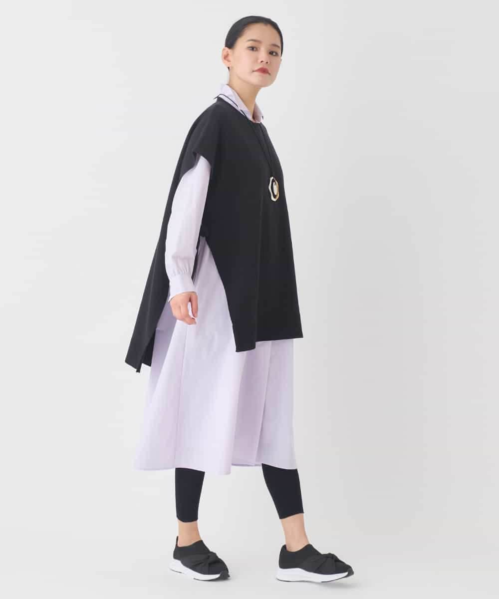 REEDD71290 HIROKO BIS(ヒロコ ビス) タイプライターシャツワンピース ラベンダー