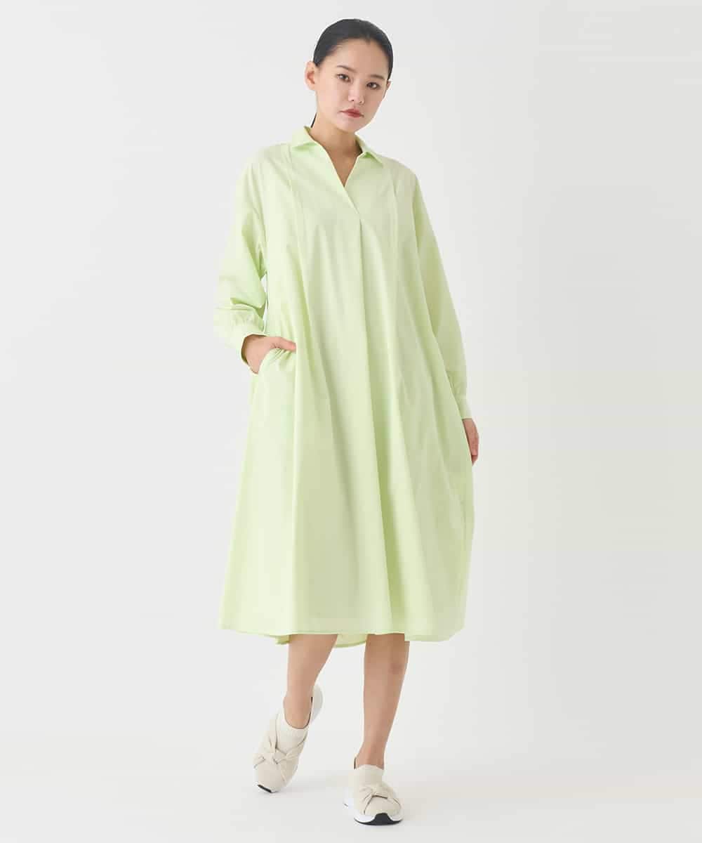 REEDD71290 HIROKO BIS(ヒロコ ビス) タイプライターシャツワンピース ラベンダー