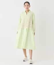 REEDD71290 HIROKO BIS(ヒロコ ビス) タイプライターシャツワンピース ラベンダー