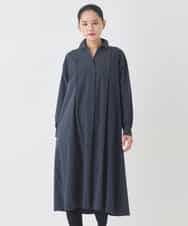 REEDD71290 HIROKO BIS(ヒロコ ビス) タイプライターシャツワンピース ラベンダー