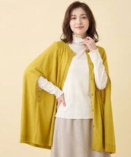 REFAA62230 HIROKO BIS(ヒロコ ビス) ホールガーメントニットカーディガン イエロー