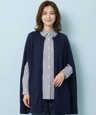 REFAA62230 HIROKO BIS(ヒロコ ビス) ホールガーメントニットカーディガン ネイビー