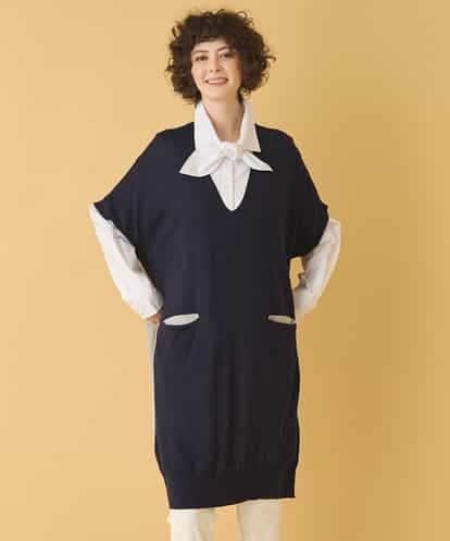 REFAA64260 HIROKO BIS ホールガーメントリブニットジレ