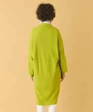 REFAB67260 HIROKO BIS(ヒロコ ビス) ホールガーメントロングカーディガン グリニッシュイエロー 