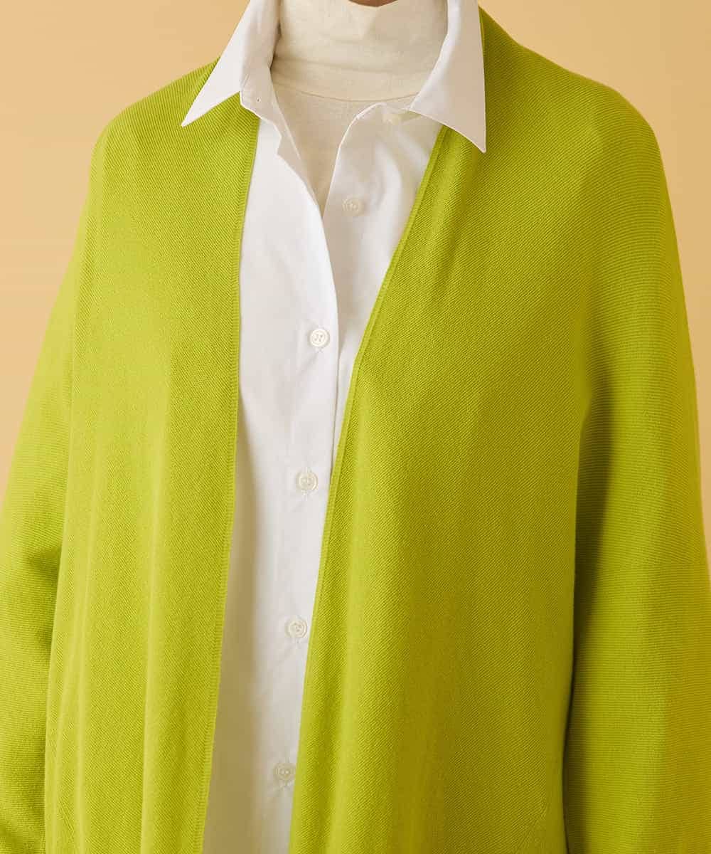 REFAB67260 HIROKO BIS(ヒロコ ビス) ホールガーメントロングカーディガン グリニッシュイエロー 