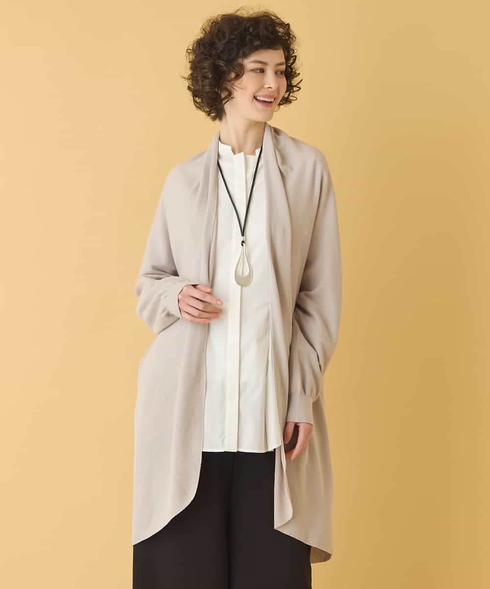 REFAB67260 HIROKO BIS(ヒロコ ビス) ホールガーメントロングカーディガン グリニッシュイエロー 