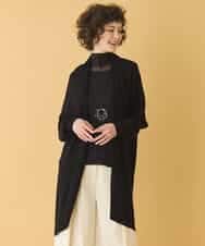 REFAB67260 HIROKO BIS(ヒロコ ビス) ホールガーメントロングカーディガン グリニッシュイエロー 