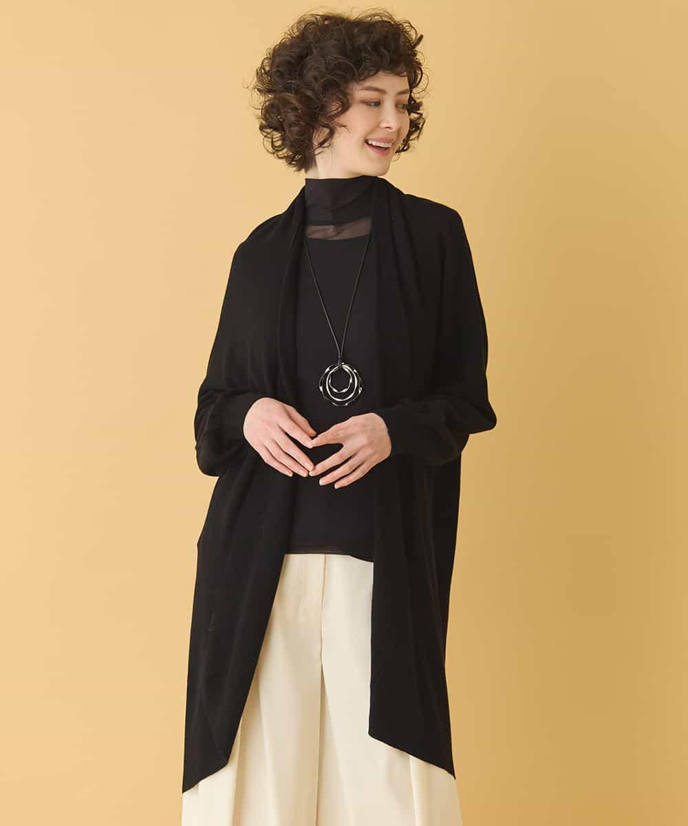 REFAB67260 HIROKO BIS(ヒロコ ビス) ホールガーメントロングカーディガン グリニッシュイエロー 