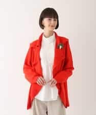 REFAV01230 HIROKO BIS(ヒロコ ビス) 【洗える】ウールニットカーディガン レッド
