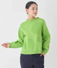 REFDD60180 HIROKO BIS(ヒロコ ビス) ドットジャガードニットプルオーバー /洗える グリーン
