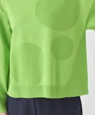 REFDD60180 HIROKO BIS(ヒロコ ビス) ドットジャガードニットプルオーバー /洗える グリーン