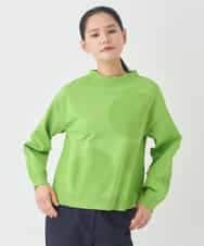 REFDD60180 HIROKO BIS(ヒロコ ビス) ドットジャガードニットプルオーバー /洗える グリーン