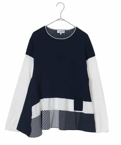 REFEM89210 HIROKO BIS 【洗える】ストレッチコットンジャカードプルオーバー
