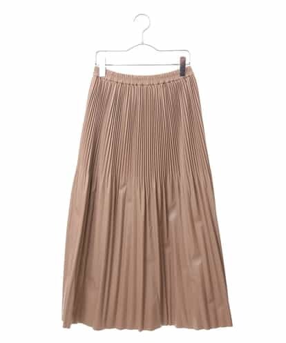 REHAM50230 HIROKO BIS 【洗える】エコレザープリーツデザインスカート