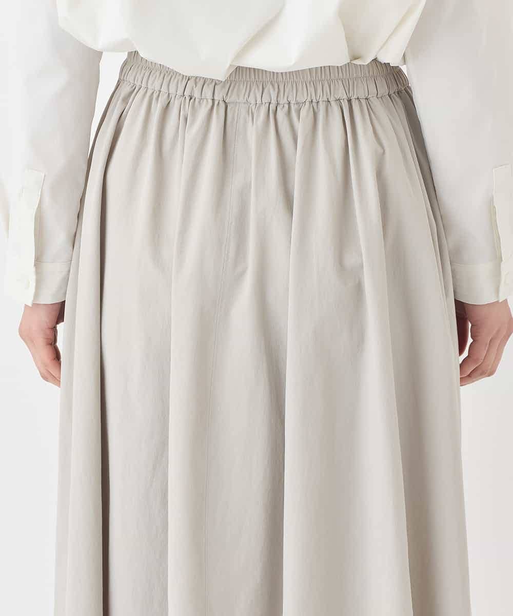 REHDD80230 HIROKO BIS(ヒロコ ビス) ハイストレッチギャザーフレアスカート ライトグレー