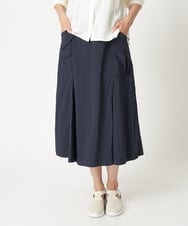 REHGQ78230 HIROKO BIS(ヒロコ ビス) 【洗濯機で洗える】ナイロンストレッチフレアスカート ネイビー