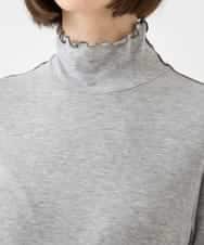 REKAA70150 HIROKO BIS(ヒロコ ビス) メローフリルハイネックカットソー /洗える ライトグレー