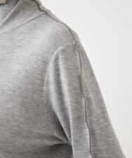 REKAA70150 HIROKO BIS(ヒロコ ビス) メローフリルハイネックカットソー /洗える ライトグレー