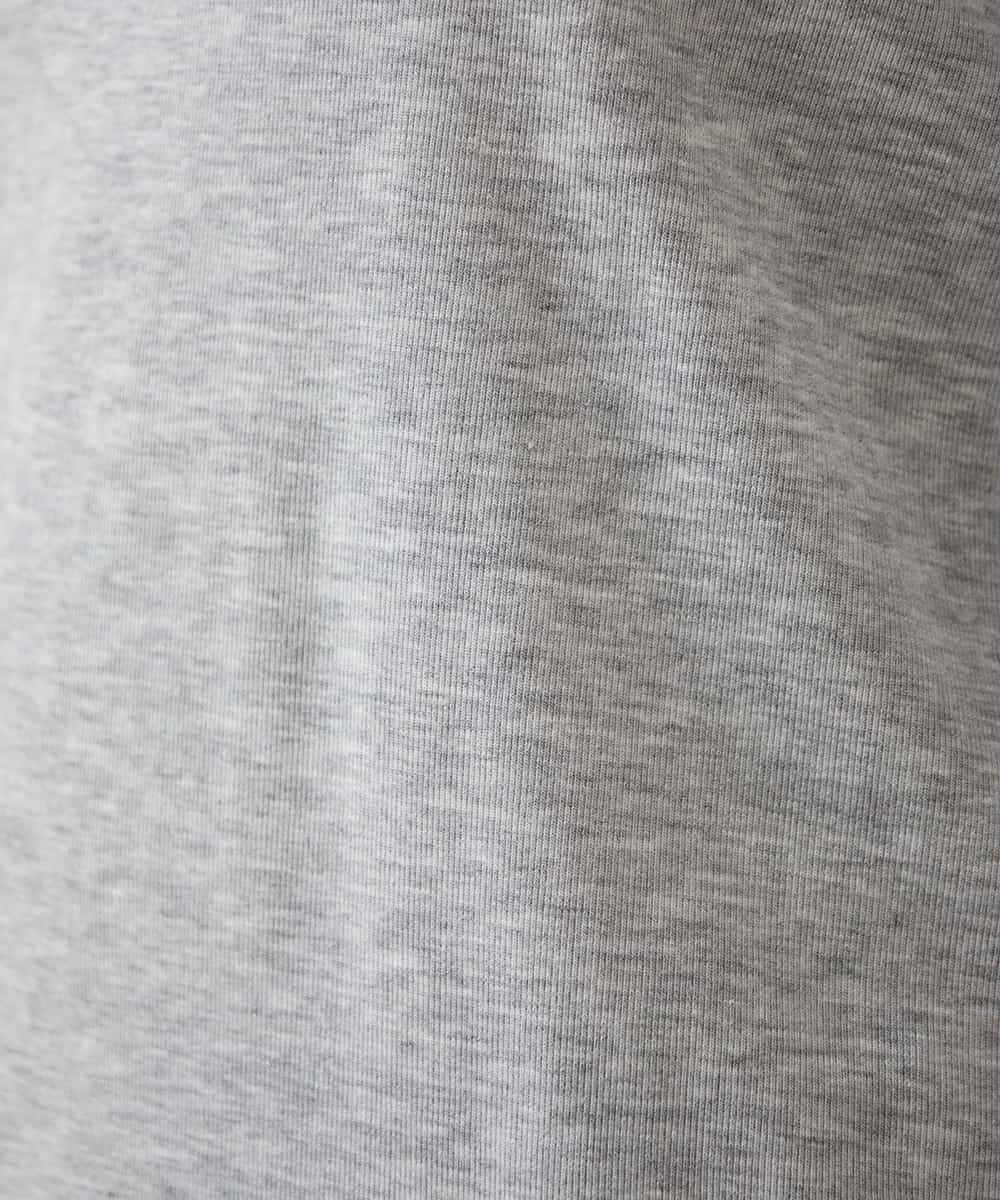 REKAA70150 HIROKO BIS(ヒロコ ビス) メローフリルハイネックカットソー /洗える ライトグレー