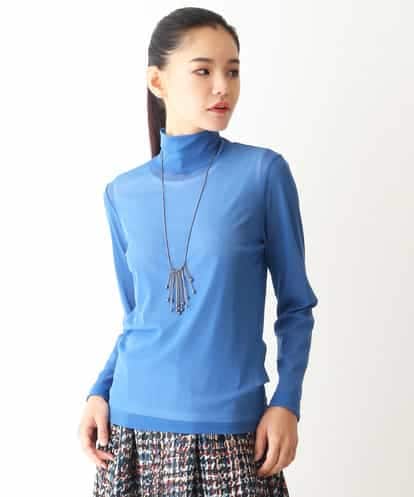 REKAA85070 HIROKO BIS シアーハイネックカットソー /洗濯機で洗える