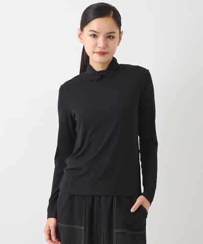 REKAB71140 HIROKO BIS スリットハイネックカットソー /洗える