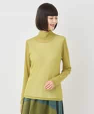 REKAD85070 HIROKO BIS(ヒロコ ビス) ハイネックシアープルオーバー イエロー