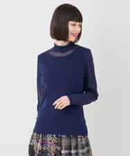 REKAD85070 HIROKO BIS(ヒロコ ビス) ハイネックシアープルオーバー イエロー