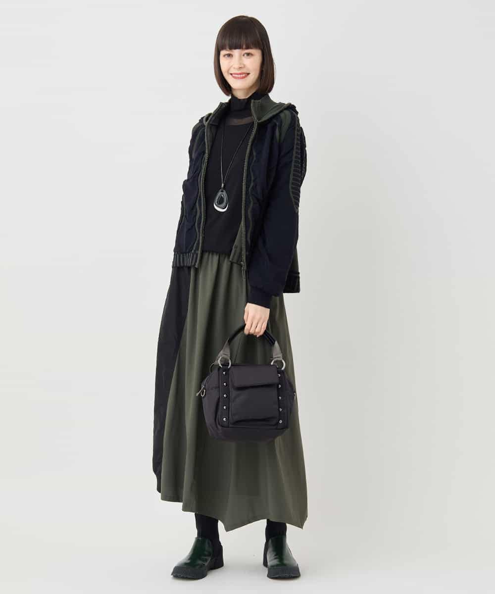 REKAD85070 HIROKO BIS(ヒロコ ビス) ハイネックシアープルオーバー イエロー