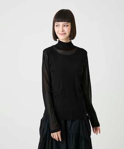 REKAG85080 HIROKO BIS シアーハイネックプルオーバー