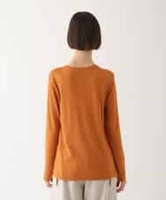 REKAV70120 HIROKO BIS(ヒロコ ビス) 【洗える】ベーシック丸首カットソー オレンジ