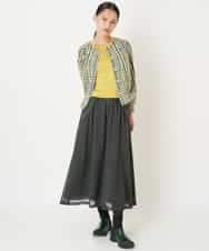 REKAV70120 HIROKO BIS(ヒロコ ビス) 【洗える】ベーシック丸首カットソー グリーン