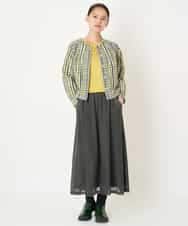 REKAV70120 HIROKO BIS(ヒロコ ビス) 【洗える】ベーシック丸首カットソー グリーン