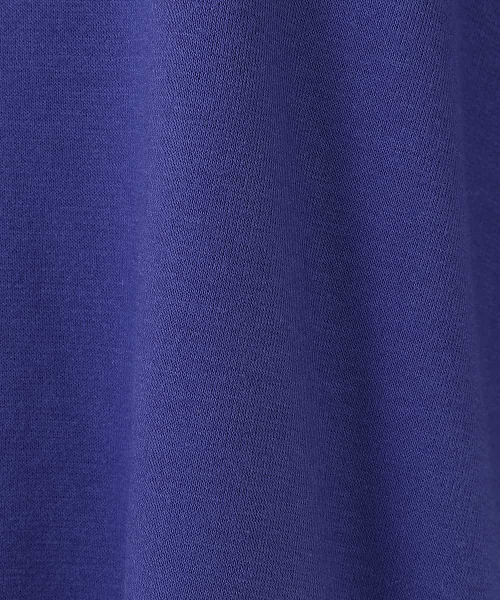 REKAW65180 HIROKO BIS(ヒロコ ビス) 【洗える】プリーツジャージーデザインプルオーバー ブルー