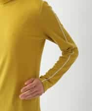 REKCD70160 HIROKO BIS(ヒロコ ビス) 配色ラインハイネックインナートップ /洗える ライトグレー