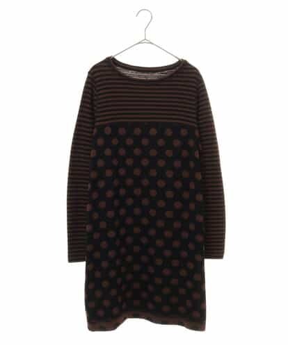 REKCJ56230 HIROKO BIS 【リバーシブル】ミックスパターン配色チュニック