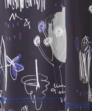 REKDD60230 HIROKO BIS(ヒロコ ビス) アートプリントカットソー ネイビー