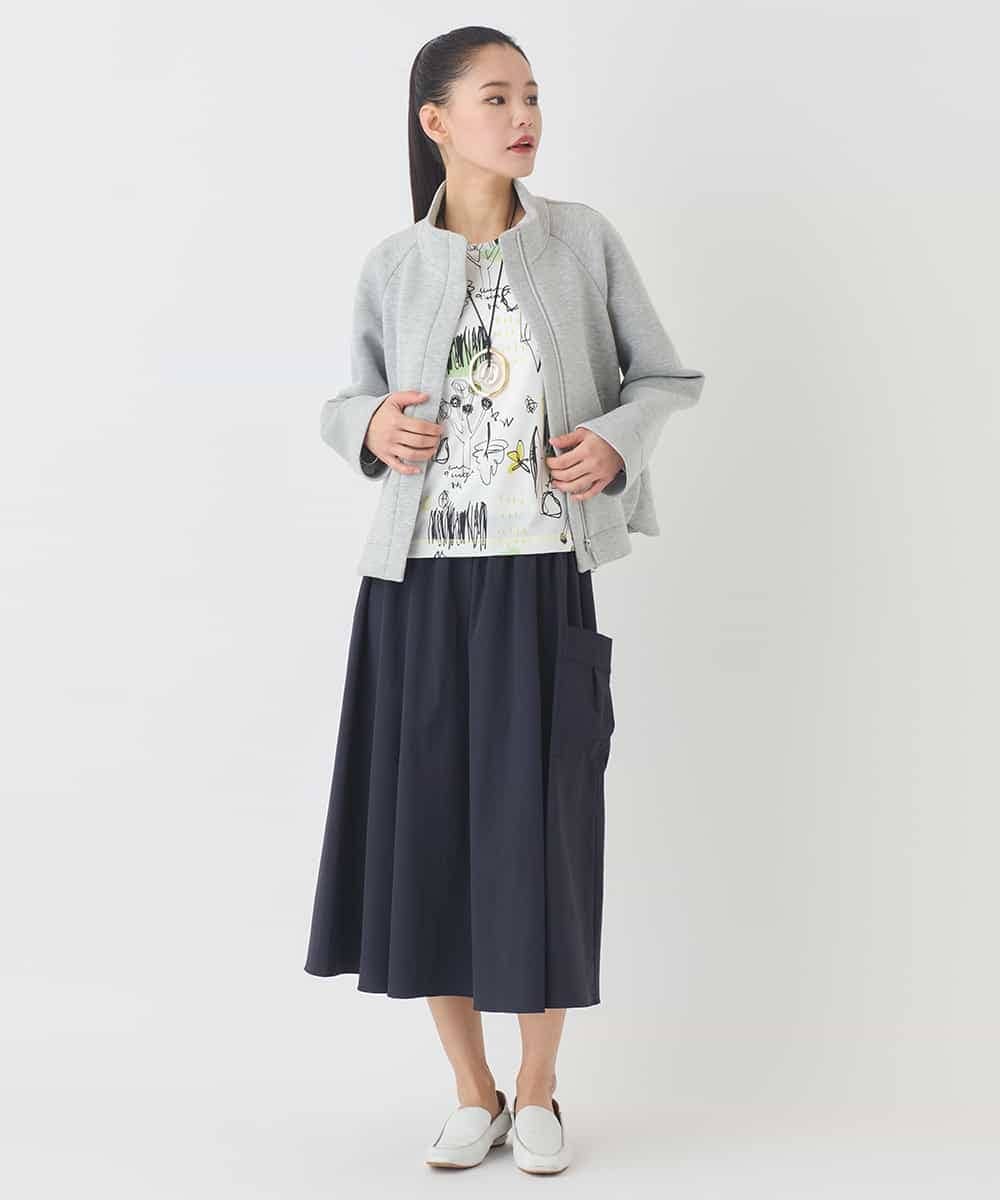 REKDD60230 HIROKO BIS(ヒロコ ビス) アートプリントカットソー ネイビー