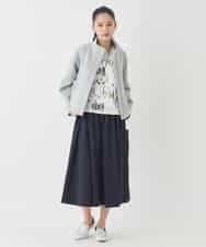 REKDD60230 HIROKO BIS(ヒロコ ビス) アートプリントカットソー ネイビー