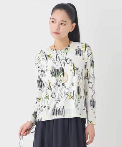 REKDD60230 HIROKO BIS アートプリントカットソー