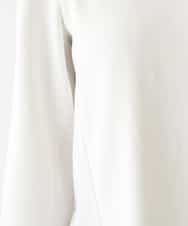 REKDV65230 HIROKO BIS(ヒロコ ビス) ダンボール×シャツ  ジョイントプルオーバー /洗濯機で洗える ホワイト